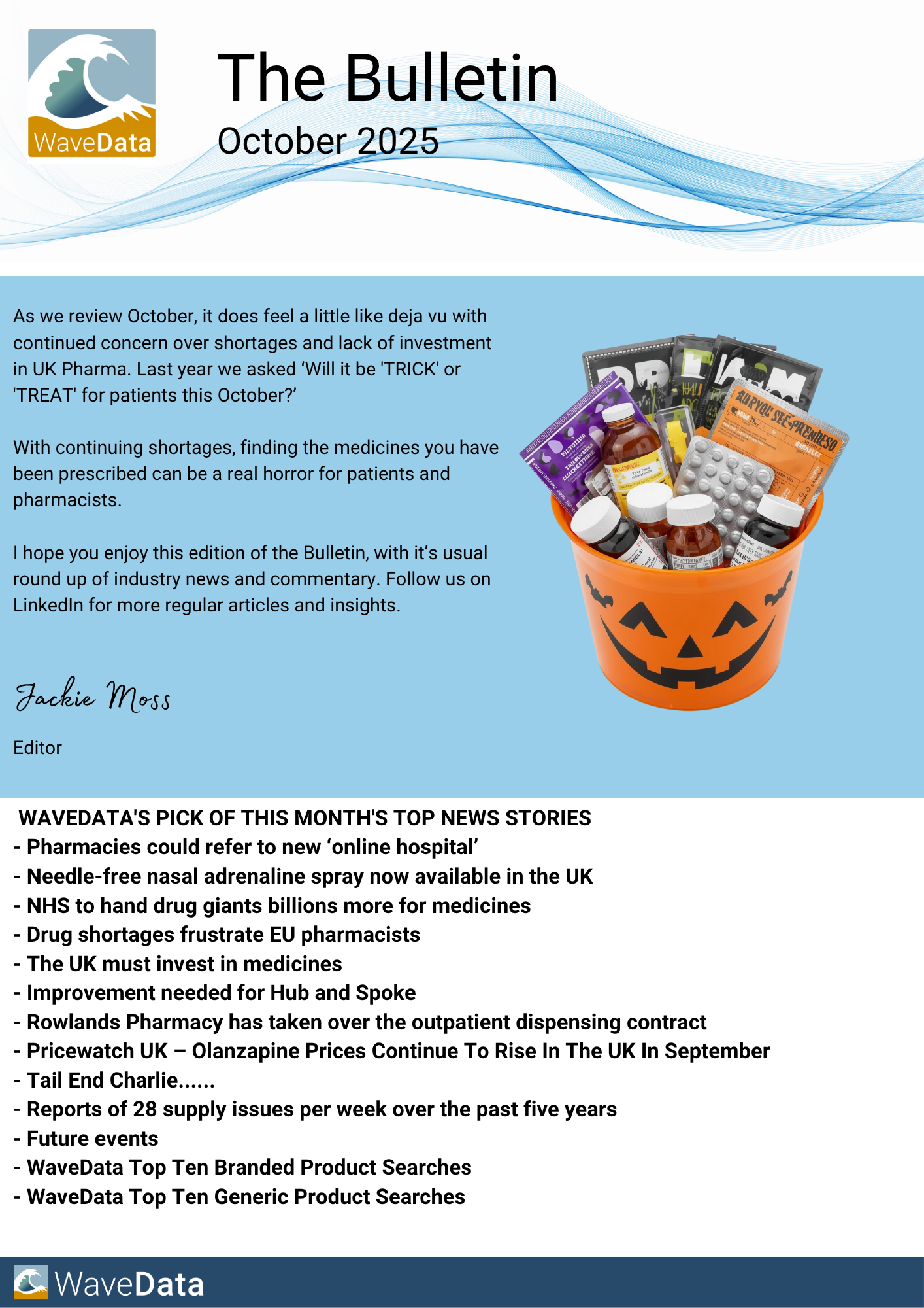 WaveData Bulletin October 2025