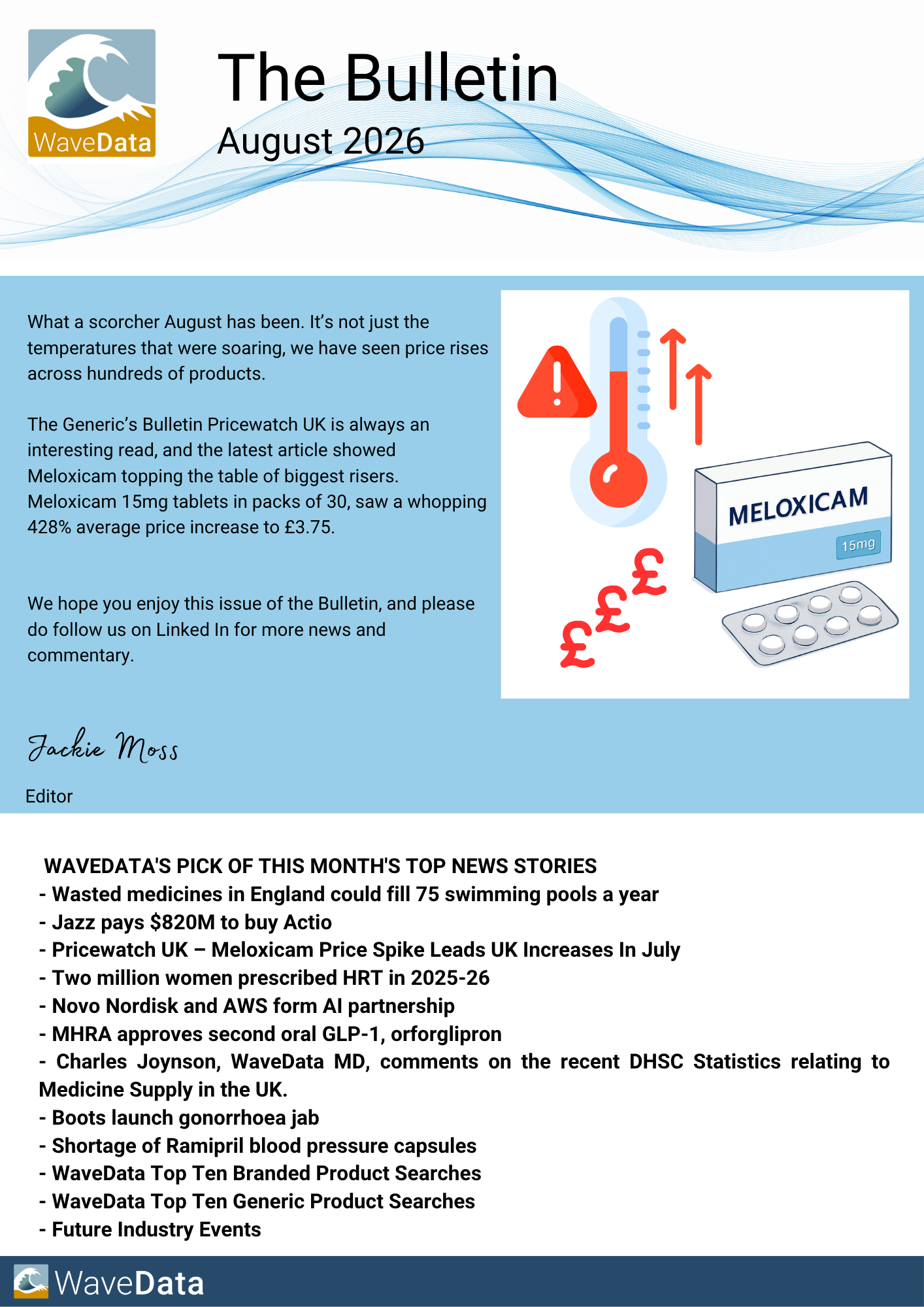 WaveData Bulletin August 2026