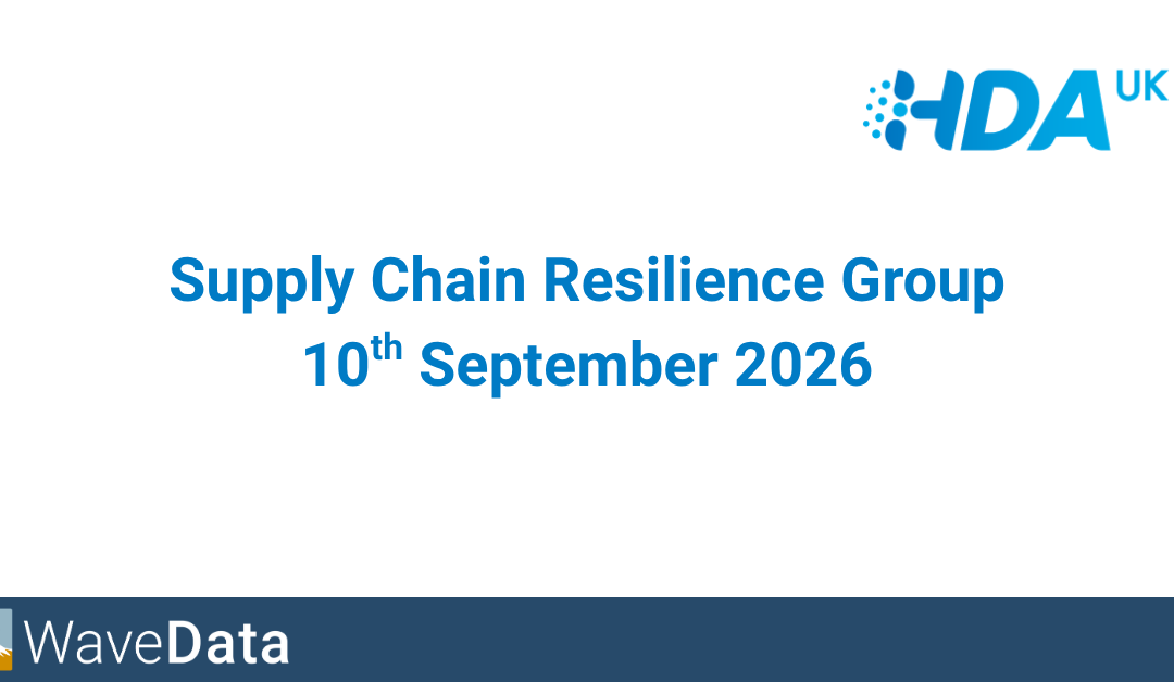 Healthcare Distribution Association (HDA UK) Supply Chain Resilience Group meeting September 2026
