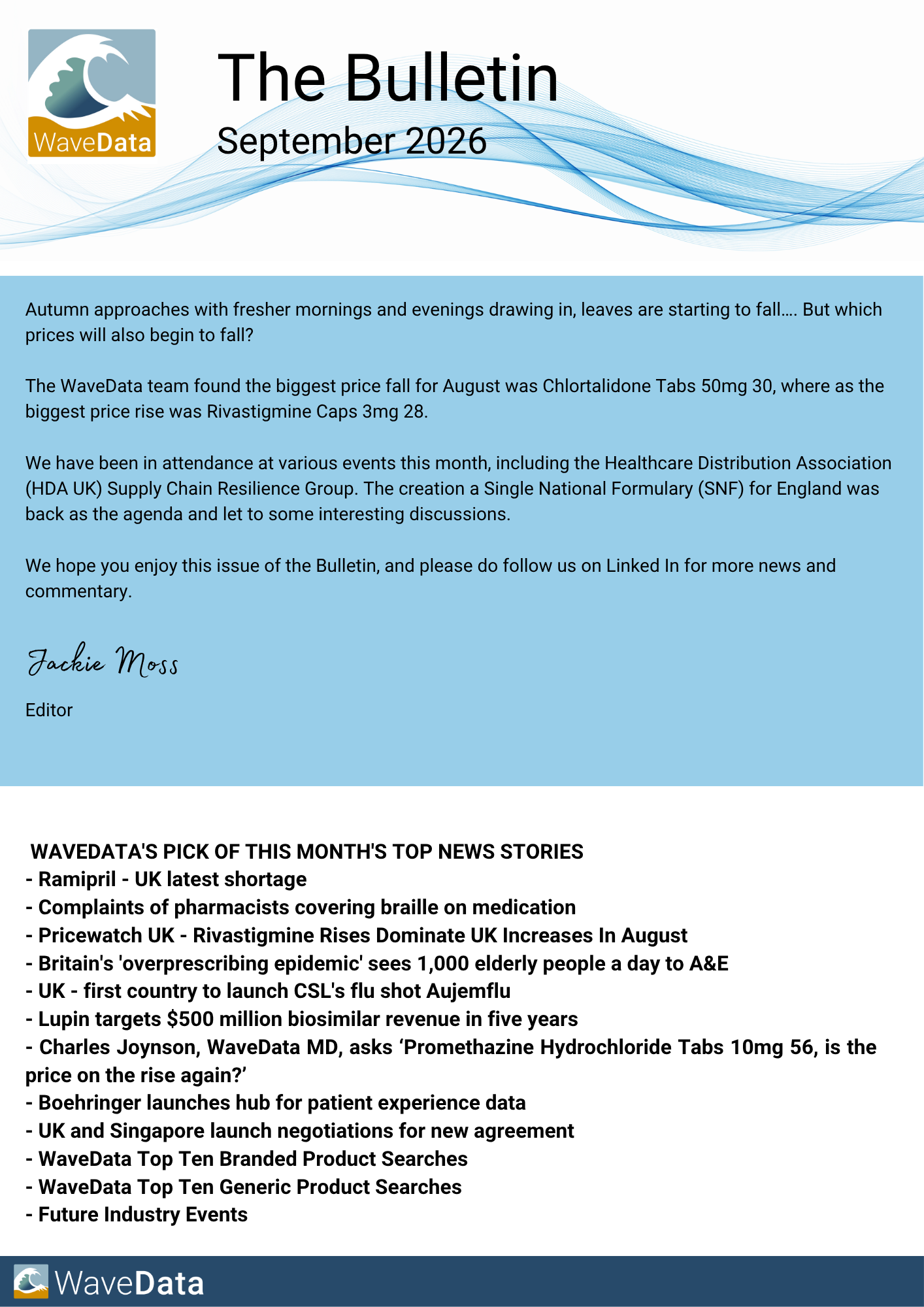 WaveData Bulletin September 2026